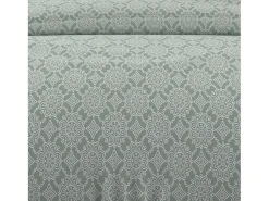 Set funda nórdica de algodón 57 hilos 240x220 cm ESMERALDA verde