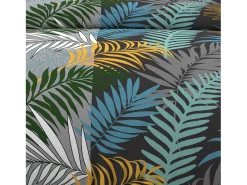 Set funda nórdica de algodón 57 hilos 240x220 cm JUNGLE blue