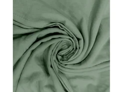 Set funda nórdica de microfibra lavada 140x200 cm BOHEME verde, por Intemporel