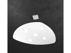 Shape Sospensione 5 Luci Bianco
