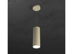 Shape Sospensione Tubo H.25 1 Luce Sabbia