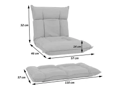 Silla de pie MCW-N44, gris oscuro