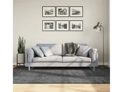 Sinto Alfombra de pelo corto OVIEDO gris antracita 160x230 cm