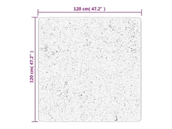 Sinto Alfombra de pelo corto OVIEDO beige 120x120 cm