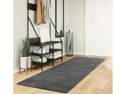Sinto Alfombra de pelo corto OVIEDO gris antracita 80x250 cm