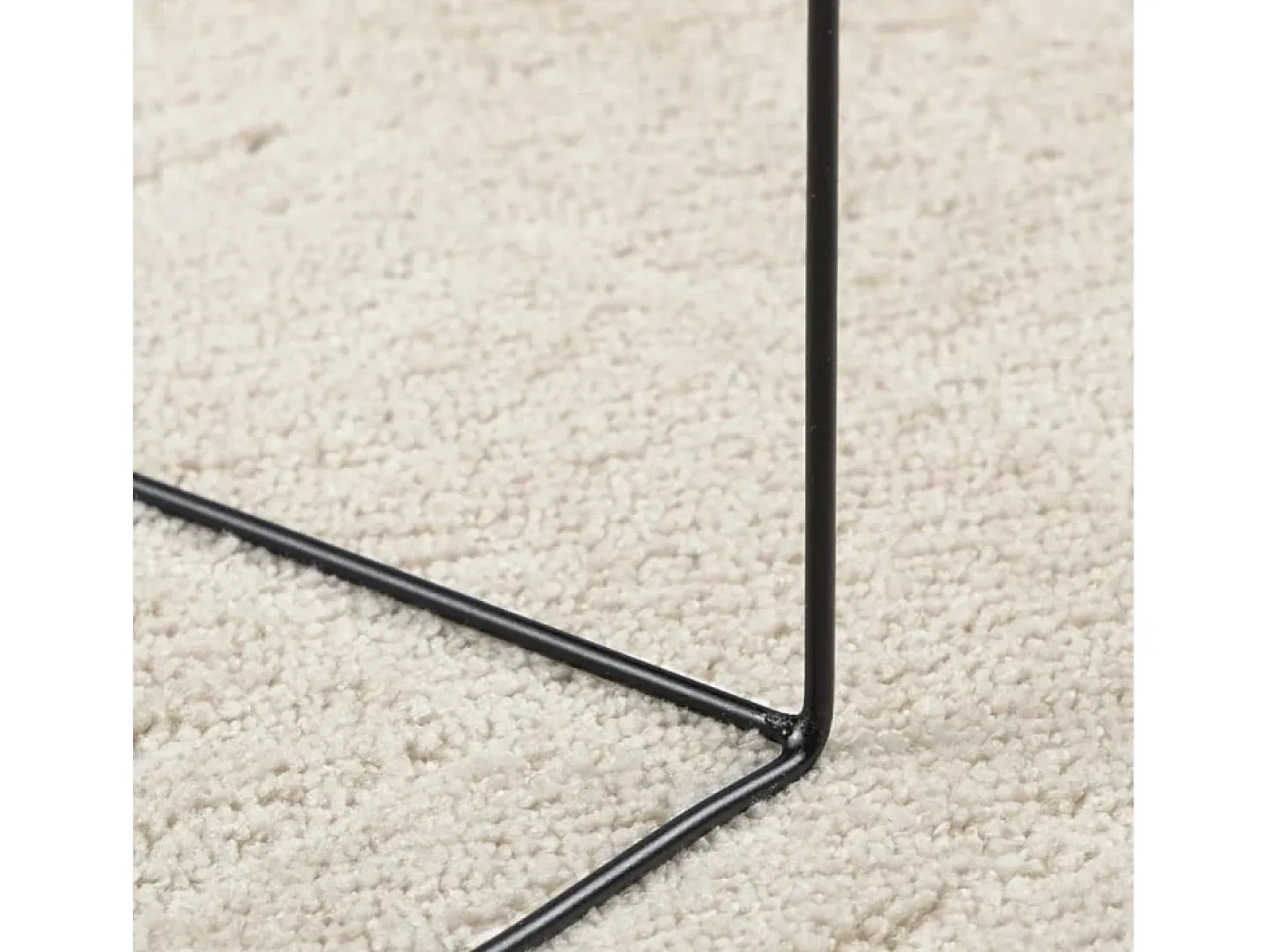 Sinto Alfombra de pelo corto OVIEDO beige 200x200 cm