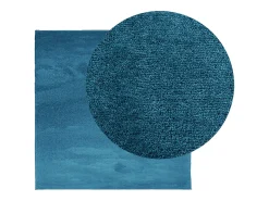 Sinto Alfombra de pelo corto OVIEDO turquesa 200x200 cm