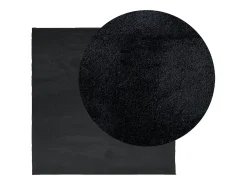 Sinto Alfombra de pelo corto OVIEDO negro 200x200 cm