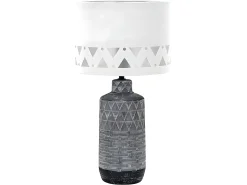 Sobremesa Ceramica Color Gris Mos 1 Luz