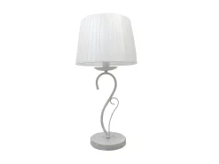 Sobremesa Con Pantalla Amsterdam Blanco/oro 50x25x25 Cm