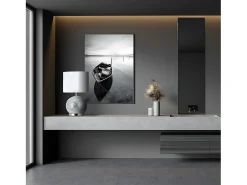 Sobremesa Con Pantalla Y Base Con Led Secoya Cromo