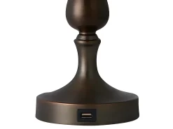 Sobremesa Con Puerto Usb Modelo Khalifa Marron Con Pantalla