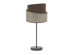 Sobremesa 1luz X E14 Modelo Hara Marron/marron