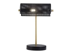 Sobremesa modelo Geranio en color negro y dorado 45 cm(alto)26 cm(ancho)24 cm(fondo)