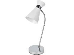 Sobremesa Petra Blanca Orientable De 1 Luz