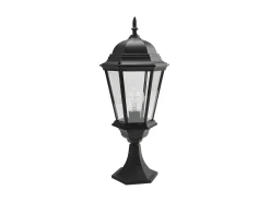Sobremuro De Exterior En Aluminio Modelo Regulus Negro Ip44