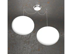 Soft Sospensione D.35 Cm. 2 Luci