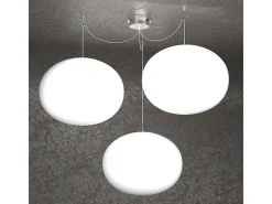 Soft Sospensione D.45 Cm. 3 Luci