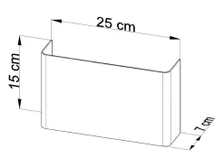 Sollux - Aplique de 2 luces Blanca, G9