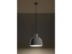 Sollux - Lámpara colgante de techo tipo domo con 1 luz blanca, E27