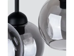 Sollux Alino Lámpara de techo semiempotrable multi brazos negra