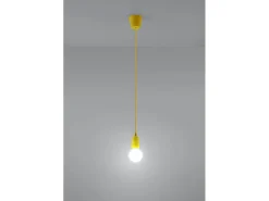 Sollux DIEGO - 1 lámpara colgante de techo amarilla
