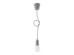 Sollux DIEGO - 1 luz colgante de techo gris
