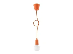 Sollux DIEGO - 1 luz colgante de techo naranja