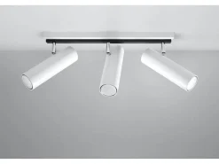 Sollux DIREZIONE - Barra de 3 focos de luz blanca, GU10