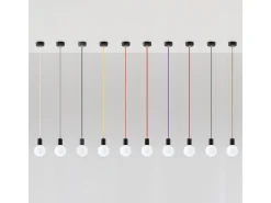 Sollux EDISON - Lámpara colgante de techo con 1 luz Negra, E27