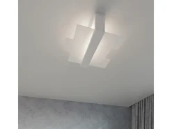 Sollux FENIKS - Lámpara de techo empotrada de 2 luces Blanca, E27