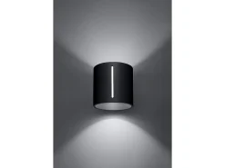 Sollux INEZ - 1 lámpara de pared empotrada en negro, G9