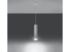 Sollux LAGOS - Lámpara colgante de techo con 1 luz Blanca, GU10