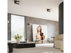Sollux Lappo Aplique de pared de empotrar Wengué