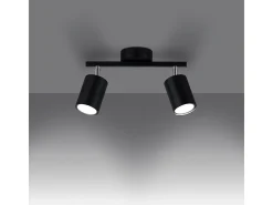 Sollux Lemmi Foco de techo Twin negro