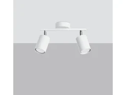 Sollux Lemmi Foco de techo Twin Blanco