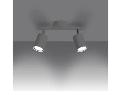 Sollux Lemmi Foco de techo Twin Blanco