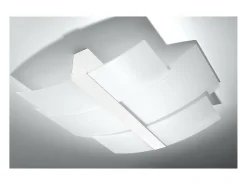 Sollux Lighting Celia Plafón Decorativo Empotrado, Blanco, 3x E27