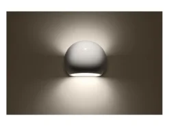 Sollux Lighting Globe Aplique Up & Down, Blanco, 17cm