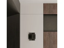 Sollux Lighting Hestia Lámpara de Pared Up & Down, Negro, 21cm