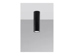 Sollux Lighting Lagos Downlight de Superficie, Negro, 20cm