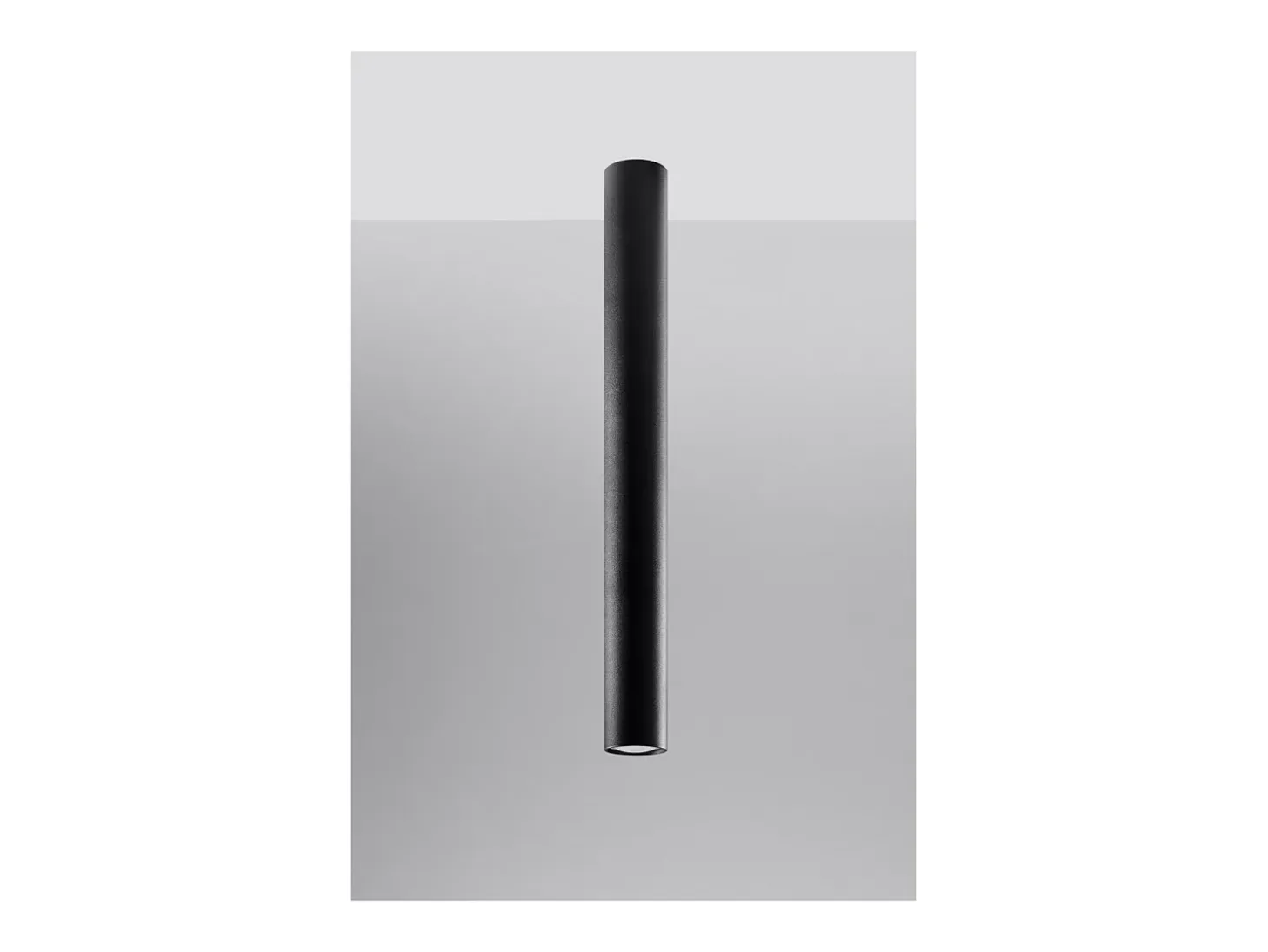 Sollux Lighting Lagos Downlight de Superficie, Negro, 60cm
