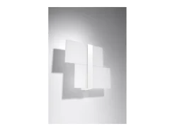 Sollux Lighting Massimo Aplique, Blanco, 2x G9