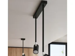 Sollux Lighting Norano Foco individual, negro, 1x GU10