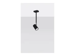 Sollux Lighting Norano Foco individual, negro, 1x GU10