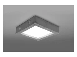 Sollux Lighting Riza Plafón de Empotrar Gris Cemento, 33cm