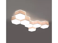 Sollux Lighting Sunde Plafón Decorativo Empotrado, Blanco, 11,5cm