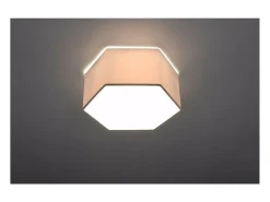 Sollux Lighting Sunde Plafón Decorativo Empotrado, Blanco, 13,5cm