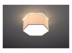 Sollux Lighting Sunde Plafón Decorativo Empotrado, Blanco, 15,5cm