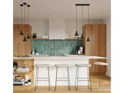 Sollux Lighting Taleja Lámpara de Techo Colgante Dome, Negro, 1x E27